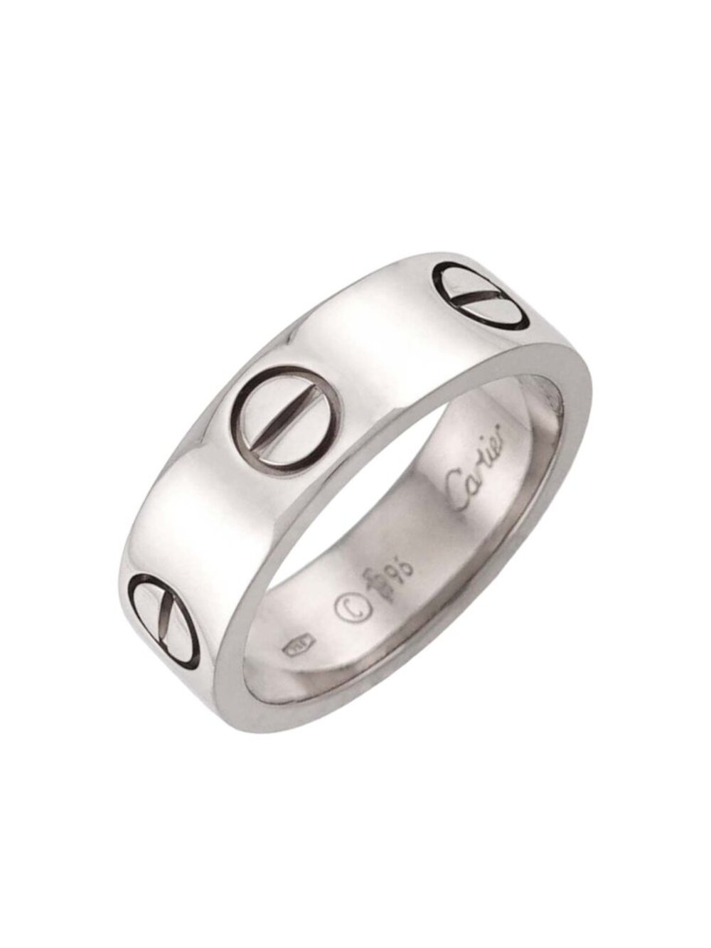 Cartier Love 50 Ring 18k White Gold 750